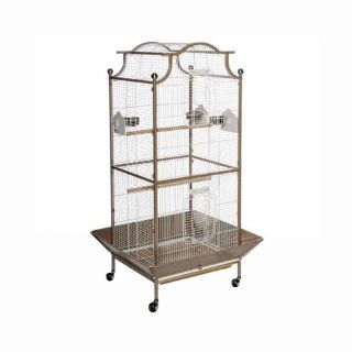 Prevue Hendryx Pagoda Cockatiel Bird Cage with Roomy Design, Integrated Cage Stand with Heavy Duty Easy   Rolling Rubber Casters  Birdcages 