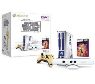 Xbox 360 Limited Edition 320BG Kinect Star Wars Bundle —
