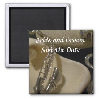 Save the Date Anniversary Magnets