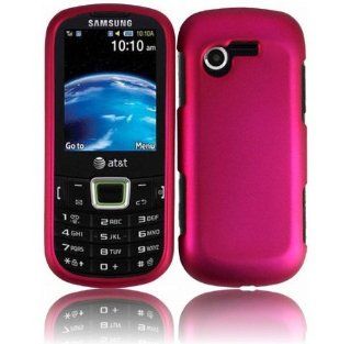For StraightTalk Samsung SGH S425G Evergreen Slider Hard Cover Case Hot Pink Cell Phones & Accessories