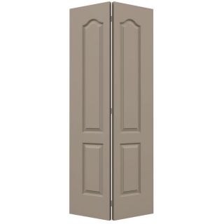 ReliaBilt 2 Panel Arch Top Hollow Core Smooth Molded Composite Bifold Closet Door (Common 80 in x 36 in; Actual 79 in x 35.5 in)