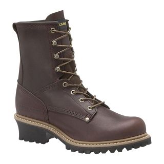 Carolina Steel-Toe Logger Boot — 8in., Size 11 1/2, Model# 1821  Work Boots