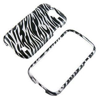 Zebra Stripes (Silver/Black) Protector Case for Samsung Galaxy Express SGH i437 Cell Phones & Accessories