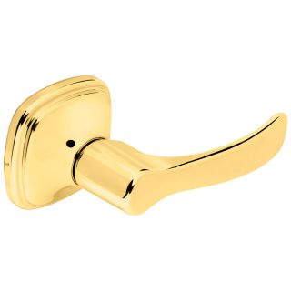 Brinks Home Security Classics Polished Brass Residential Passage Door Lever