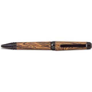 Woodturning Project Kit for Premier Cigar Ballpoint Pen, Bright Black   Woodworking Project Kits  
