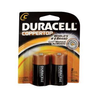 Duracell Coppertop Batteries — C-Cell, 2-Pk., Model# MN1400B2Z  Alkaline Batteries