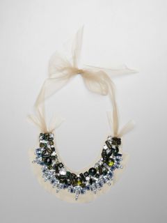 Tulle and Stone Necklace by Vera Wang Lavender Label