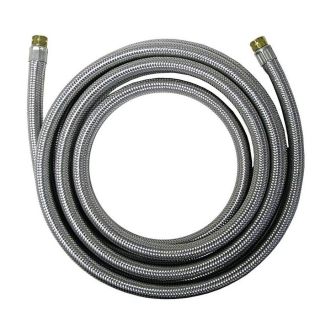 Watts 10 ft 125 PSI Braided Stainless Steel Ice Maker Connector