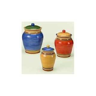 Santa Fe Pacific Rim Set of 3 Canisters Kitchen Products Kitchen & Dining
