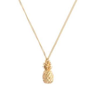 pineapple necklace by louise wade