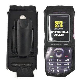 BODY GLOVE Motorola VE440 Fitted Snap Case Clip BLACK Cell Phones & Accessories