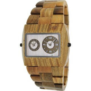 WeWOOD Men's Jupiter Brown Wood Analog Quartz Watch Men's More Brands Watches