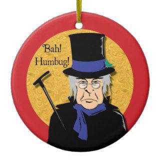 Bah Humbug Scrooge Ornament Christmas Ornament