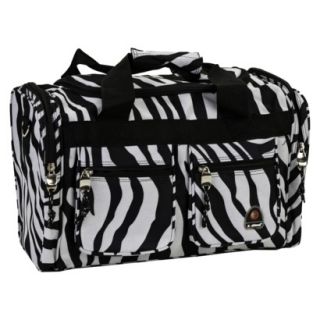 Rockland 19 Duffle Bag   Zebra