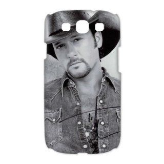 Custom Tim McGraw 3D Cover Case for Samsung Galaxy S3 III i9300 LSM 3643 Cell Phones & Accessories