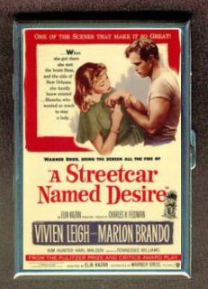 Marlon Brando Streetcar Named Desire Double Sided Cigarette Case, ID Holder, Wallet with RFID Theft Protection