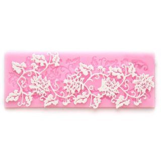 Wholeport Fondant Lace Mold Fondant Mold Candy Mold Cake Decorating Molds Food Sculpting Tools Kitchen & Dining