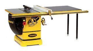 Powermatic 1792000K Model PM 2000 3 Horsepower Cabinet Saw with 50 Inch Accu Fence, 2 Cast Iron Extension Wings, Table Board, and Legs, 230 Volt 1 Phase   Power Table Saws  