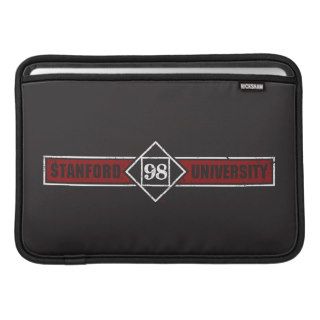 Stanford University Class of 98 Distressed Diamond Sleeves For MacBook Air