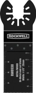Rockwell RW8930 1 1/8 Inch Sonicrafter Bi metal and Wood End Cut Saw Blade with Universal Fit System   Handsaws  