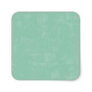 paper073 SEAFOAM LIGHT GREEN BACKGROUND WALLPAPER Square Stickers