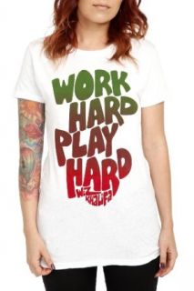 Wiz Khalifa Work Hard Play Hard Girls T Shirt Size  X Small Clothing