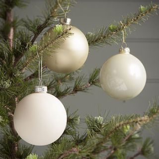 glass christmas bauble by the contemporary home