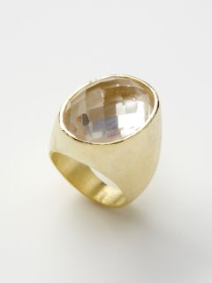 Clear Quartz Ring by Sheila Fajl