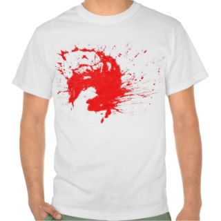 Halloween blood splatter T shirt