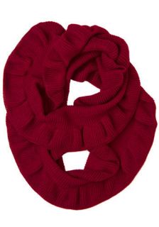 Fall Market Scarf in Cranberry  Mod Retro Vintage Scarves