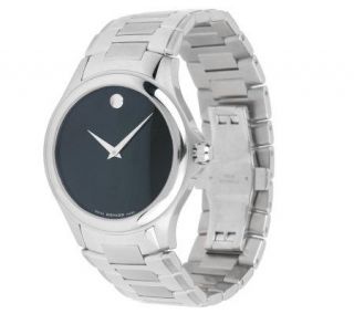 Movado Museum Sport Stainless Steel Automatic Mens Watch —