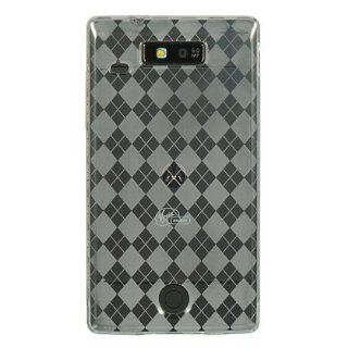 TPU Skin Cover for Motorola Triumph WX435, Argyle Clear Cell Phones & Accessories