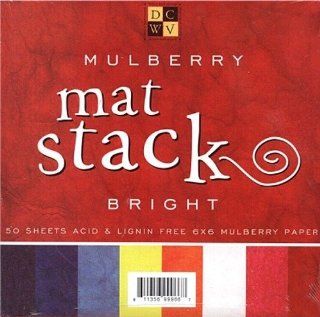 DCWV MULBERRY BRIGHT MAT STACK for CARD MAKERS & SCRAPBOOKERS  Scrapbooking Paper 