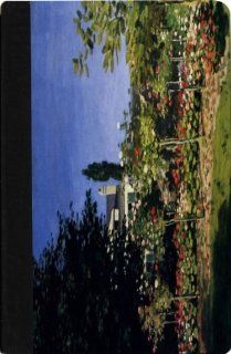 Rikki KnightTM Claude Monet Art Garden in Flower at Saint Adresse   Noble Nook® ColorTM Notebook Case Computers & Accessories
