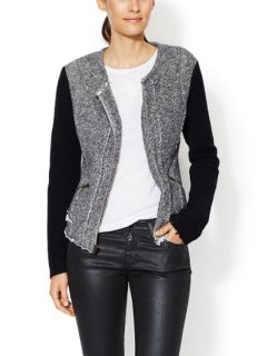 French Terry Zip Front Jacket by Renvy