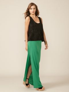 Parker Side Slit Maxi Skirt by Alexis