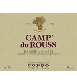 Coppo Barbera D'asti Camp Du Rouss 2004 750ML Wine