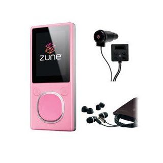 Microsoft Zune 4GB  Player, Pink with FREE Microsoft Zune Car Pack & Microsoft Zune Premium Headphone (v2)   Players & Accessories