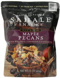 Maple Pecans(with Walnuts, cherries Cinnamon)  Grocery & Gourmet Food