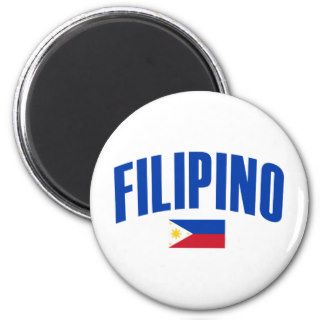 Filipino Philippine Flag Fridge Magnet
