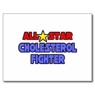 All Star Cholesterol Fighter Post Card