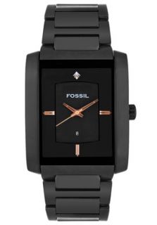 Fossil FS4376  Watches,Mens Diamond Black Stainless Steel, Casual Fossil Quartz Watches