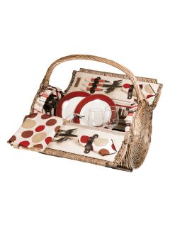 Barrel Picnic Basket For Two (17 PC) by Picnic Time