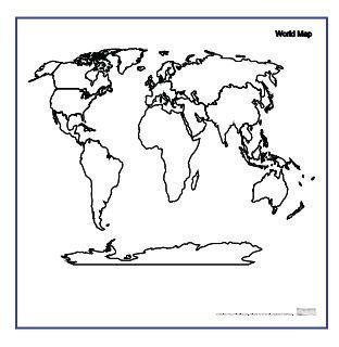 Marsh Industries MG 440 WM00 40x40 Magnetic Mat with World Map Graphic