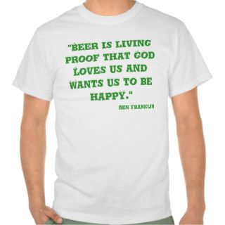 St. Patty's day beer quote t shirt