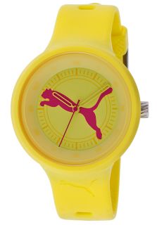 Puma PU910682019  Watches,Womens Take Pole Position Yellow Dial Yellow Silicone, Casual Puma Quartz Watches