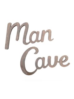 Man Cave Handmade Wooden Sign by WordBilly