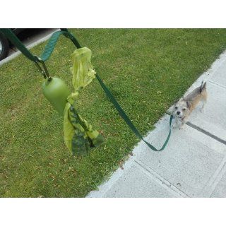 Earth Rated Green Dog Waste Bag Dispenser for Leash (Includes 15 scented bags)  Pet Waste Bags 
