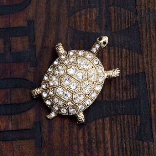 vintage style turtle brooch by bloom boutique