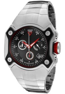 Ducati CW0016  Watches,Mens Corse Chronograph Black Grid Textured Dial Titanium, Chronograph Ducati Quartz Watches